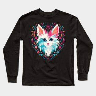 Turkish Angora Valentine Day Long Sleeve T-Shirt